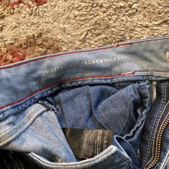 WHITE House Black Market Skinny Jeans with stretch. Women’s size 8 - Picture 5 of 7